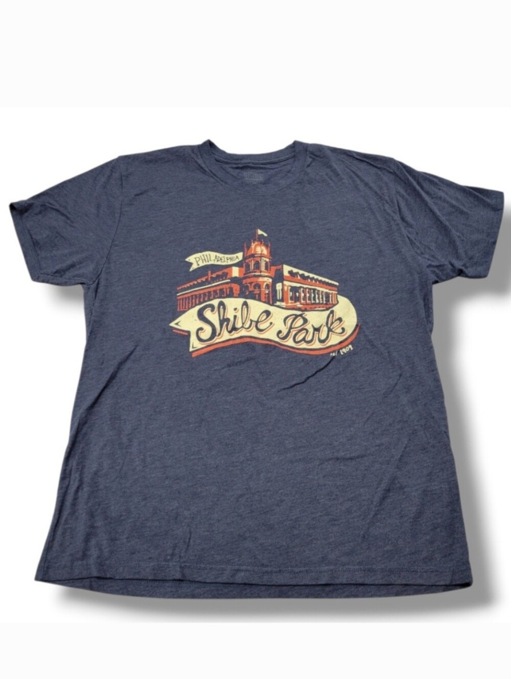 Shibe Vintage Sports T-Shirt Size Large Philadelphia Shibe Park Graphic T-Shirt